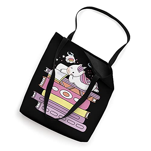 Unicorn Book Reading Girl Reader Future Librarian Tote Bag