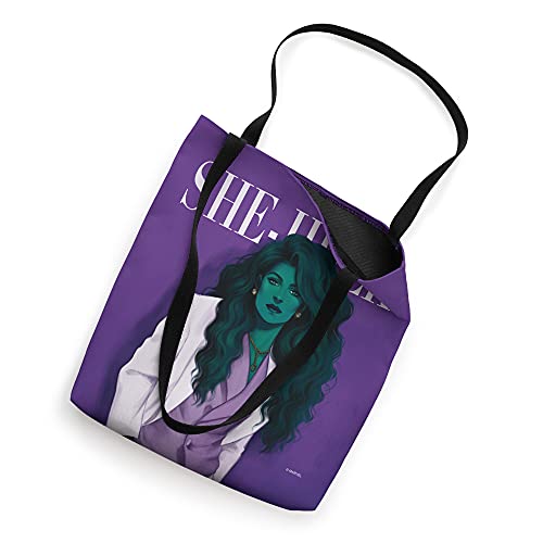 Marvel Avenger She-Hulk Jen Walters Women’s History Purple Tote Bag