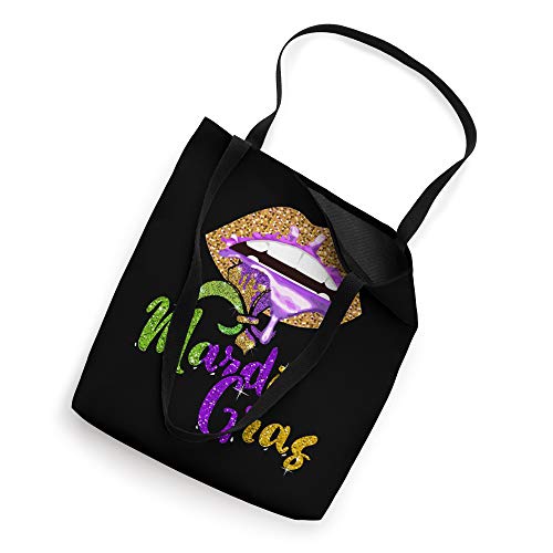 Mardi Gras 2021 Gifts Lip Biting New Orleans Mobile Festival Tote Bag