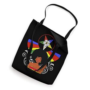 Order Of The Eastern Star OES Ring Vintage Sistar Diva Tote Bag