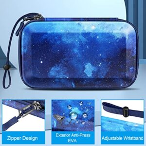 Fintie Carrying Case for Nintendo 2DS XL/New 3DS XL LL, Protective Hard Shell Portable Travel Cover Pouch for New 3DS XL LL/New 2DS XL Console with Slots for Games & Inner Pocket (Starry Sky)