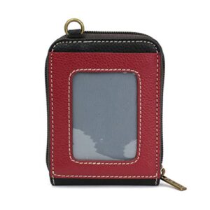 Cute-C - Credit Card Holder/Wallet Wristlet - Red Rose