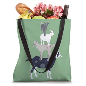 Goat Stack Tote Bag