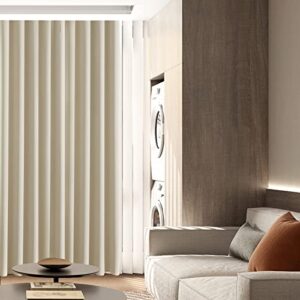 CUCRAF Blackout Curtains for Bedroom - Light Blocking Room Darkening Curtains & Drapes Grommet for Living Room/Nursery,Set of 2 Curtain Panels,52 x 95 Inches,Light Beige