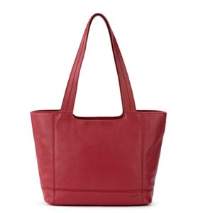 the sak womens de young leather tote, crimson, one size us
