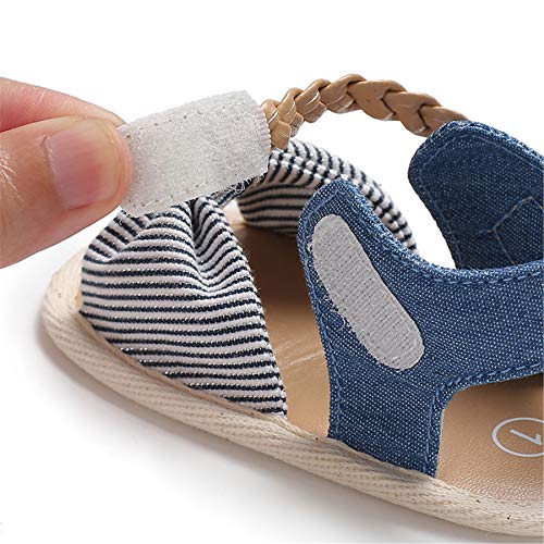 Baby Girl Sandals Summer Crib Shoes Bowknot Soft Sole Infant Girls Princess Dress Flats First Walker Shoes