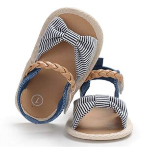 Baby Girl Sandals Summer Crib Shoes Bowknot Soft Sole Infant Girls Princess Dress Flats First Walker Shoes