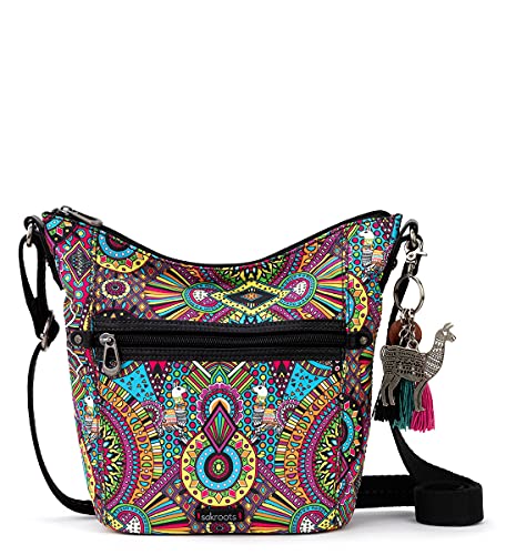 Sakroots womens Eco-twill Eco Twill Sequoia Small Crossbody, Rainbow Wanderlust, One Size US