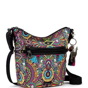 Sakroots womens Eco-twill Eco Twill Sequoia Small Crossbody, Rainbow Wanderlust, One Size US