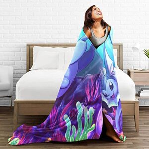 Water Spirit Blanket Super Soft Micro Fiber Cozy Blanket for Suitable Bed Couch for Adults and Children Throw Blankets 80"X60"