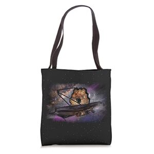 james webb telescope space observatory 2021 universe tote bag