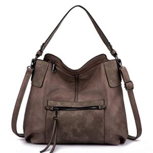 realer hobo purses and handbags for women, shoulder bag crossbody bags with tassel small