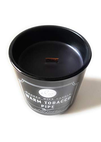 DW Home Wooden Wick Candle, Warm Tobacco Pipe (11.5 oz)