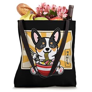 Black Corgi Tote Bag