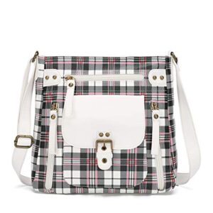kl928 crossbody bags for women shoulder purses and handbags, l-white