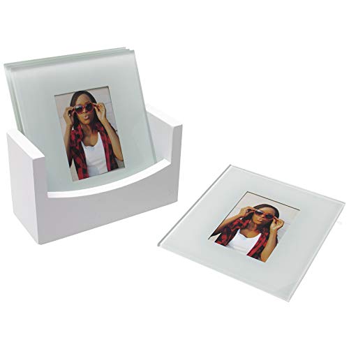 Glass Coaster Set for Mini Instax Film