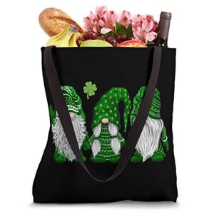 Green Sweater Gnome St. Patrick's Day Clover Irish Gnome Tote Bag