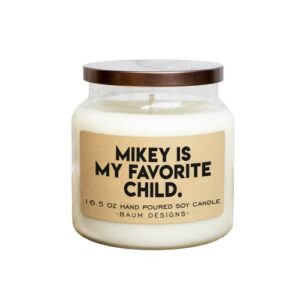 Personalized Favorite Child Soy Candle
