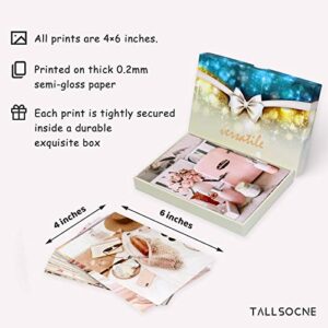 TALLSOCNE Wall Collage Kit Aesthetic Pictures, Pink Room Decor for Teen Girls, VSCO Posters for Bedroom, Dorm Photo Wall Art, Rosy Collage Prints Kits (60 Set 4x6 inch)