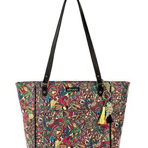 Sakroots womens Women's Metro tote, Rainbow Spirit Desert