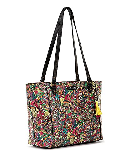 Sakroots womens Women's Metro tote, Rainbow Spirit Desert