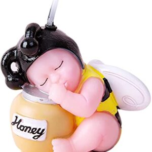 Bee Baby Honey Birthday Candle Cake Topper Candle for Baby Shower Favors Party Decoration