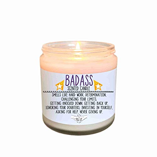 Badass Scented Candle Lady Boss Like a Boss Lady Gift New Job Gift for Boss Funny Gift Boss Babe