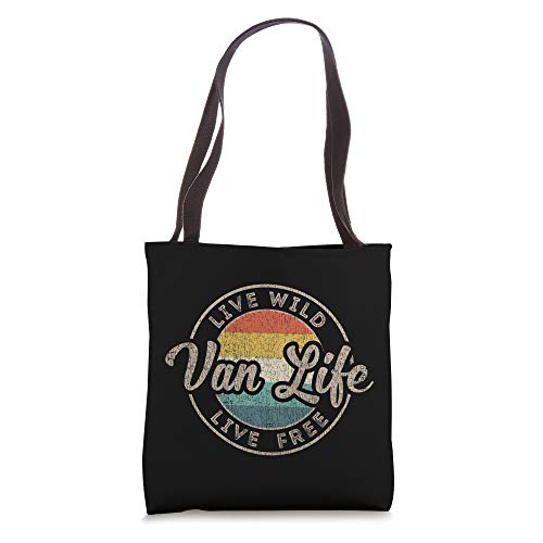 Retro 80s Van Life Accessory Vintage Van Dwellers Vanlife Tote Bag