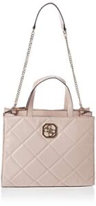 guess womens dilla elite society satchel, blush, one size us