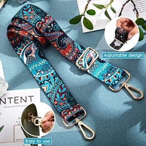 Weewooday 3 Pieces Crossbody Straps Adjustable Purse Straps Replacement handbag Strap Guitar style Strap for Women (Vintage Style)