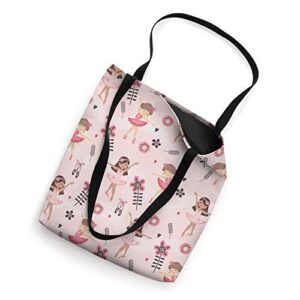 Ballerina Girls Cute Ballet Dancer Dance Teacher Gifts Tote Bag