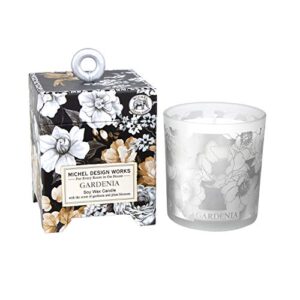 michel design works 6.5 oz. soy wax candle, gardenia