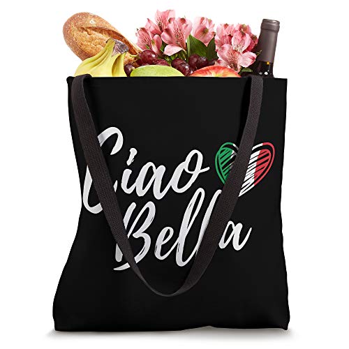 Ciao Bella Italian Language Beautiful Girl Italy Flirting Tote Bag