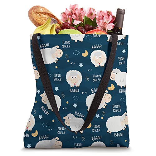 Sheep Baaah Shepherd Lamb Gifts For Sheep Lovers Tote Bag