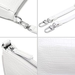 lapsting Shoulder Bag for Women Small Y2K Bags Clutch 90S Purse Crossbody Purses White Trendy Fashion Mini