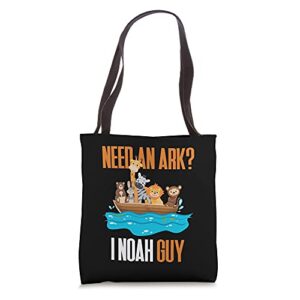 need an ark? i noah guy pun church gift for kids tote bag