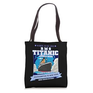 titanic rms titanic history gift tote bag