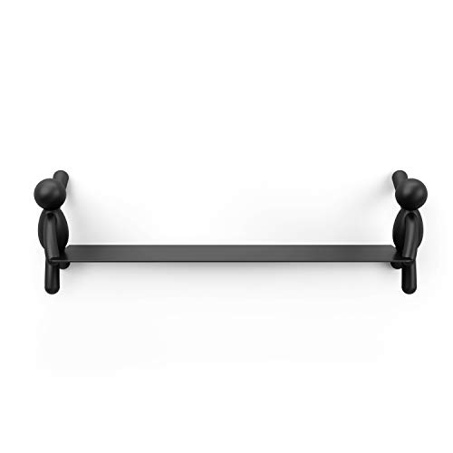 Umbra Buddy Floating Wall Shelf, Black