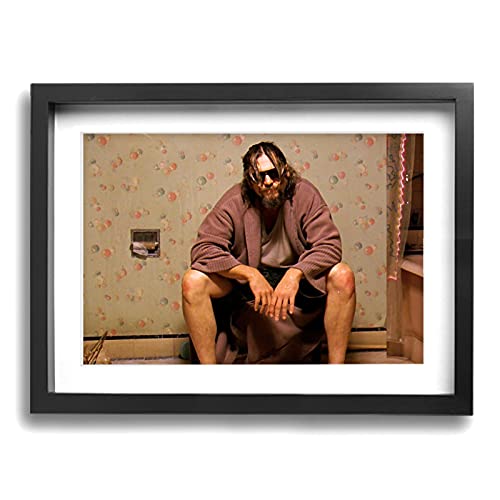 Antonia Bellamy Funny Movie Wall Art The Toilet Poster Funny Bathroom Art Frame 12"X16"