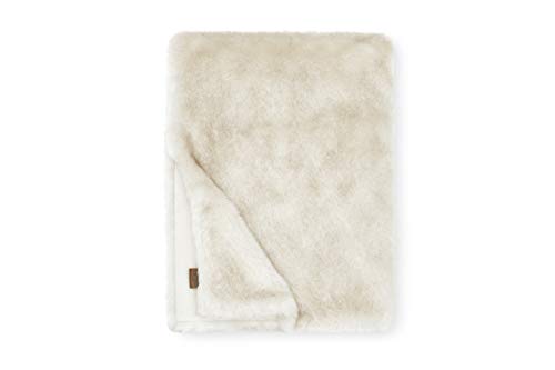 UGG Firn Soft Faux Fur Throw Blanket, Natural