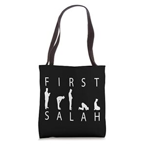 eid gifts for kids men women first salah islamic muslim boy tote bag