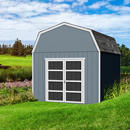 Handy Home Products Braymore 10x10 Do-It-Yourself Wooden Storage Shed