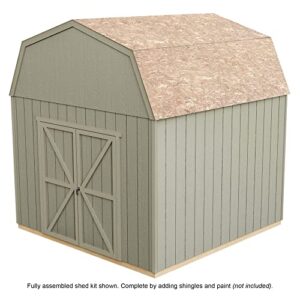 Handy Home Products Braymore 10x10 Do-It-Yourself Wooden Storage Shed