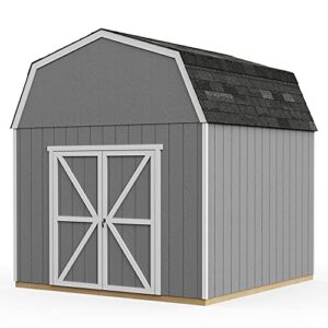 Handy Home Products Braymore 10x10 Do-It-Yourself Wooden Storage Shed