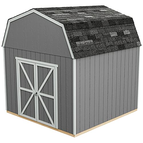 Handy Home Products Braymore 10x10 Do-It-Yourself Wooden Storage Shed