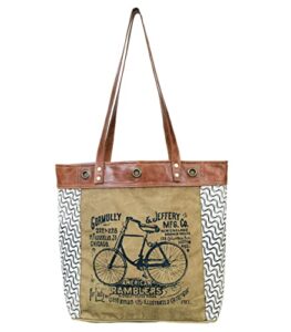 cla upcycle canvas bag, handmade canvas bag with leather, canvas tote bag, canvas shoulder bag, canvas handbag for women