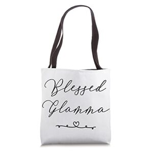 blessed glamma tote bag
