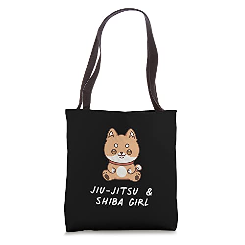 Jiu-Jitsu & Shiba Girl Kawaii Sports Japanese Dog Lover Tote Bag