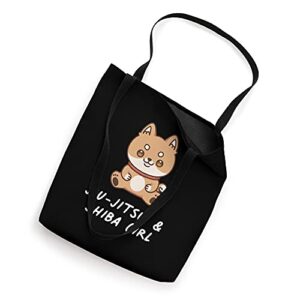 Jiu-Jitsu & Shiba Girl Kawaii Sports Japanese Dog Lover Tote Bag