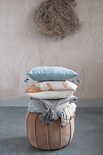 Creative Co-Op Soft and Cozy Woven Cotton Blanket with Neutral Colors and Fringe Edge Details Throw, Multicolored